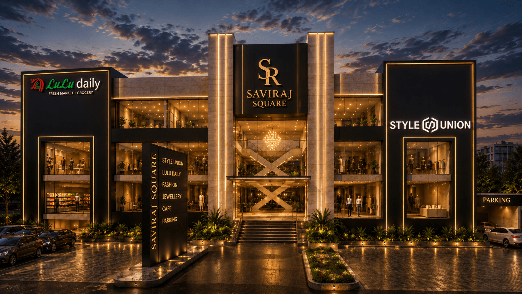 Saviraj Square, day