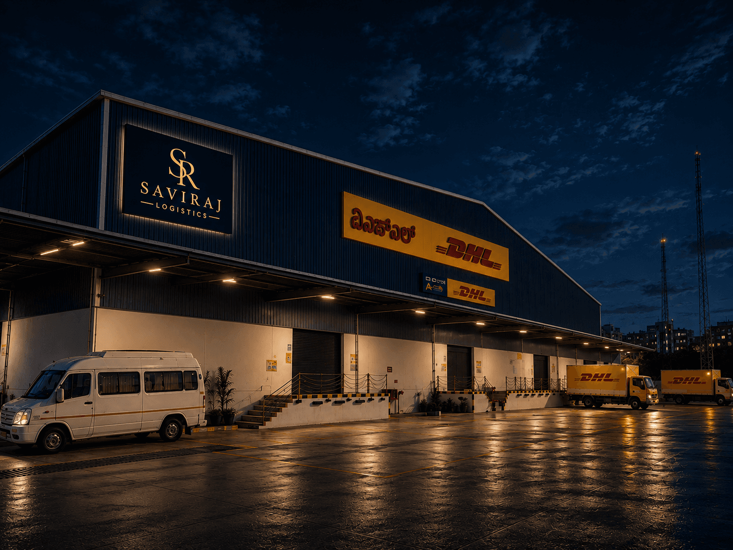 DHL Unit B, day (Night)